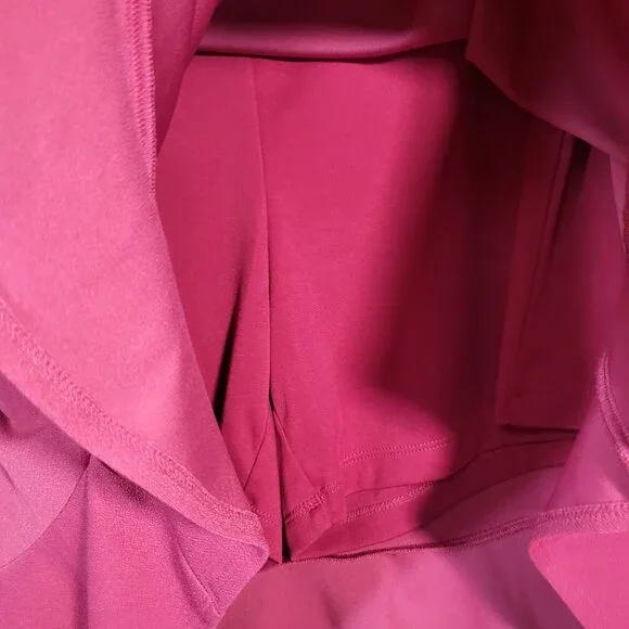 Isaac Mizrahi Live Woman's Skort Size Large Pink w/ruffle - Picture 3 of 8